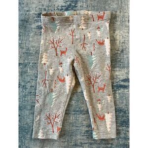 Carter's WInter Wonderland Deer Baby Leggings 12 Months
